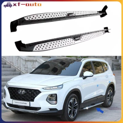 Side Steps Running Boards Fits for Hyundai Santa Fe 2019-2025 Pedals - Image 1 of 4
