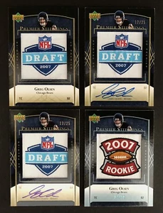 2007 UD Premier Stitchings Relic / Auto Lot - Greg Olsen - PS-28 - NM/M - Picture 1 of 2