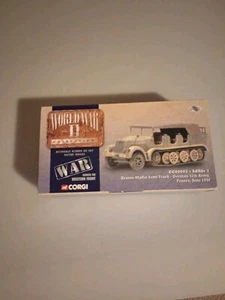 Corgi CC60002 Sd.Kfz 7 Krauss Maffei Semi-Track Half Track 1:50 Diecast BOXED - Picture 1 of 6
