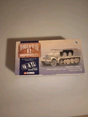 Corgi CC60002 Sd.Kfz 7 Krauss Maffei Semi-Track Half Track 1:50 Diecast BOXED - Image 1 of 4