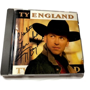 Ty England Self-Titled signed 1995 RCA Original Audio CD Autographed Country COA - Imagen 1 de 5