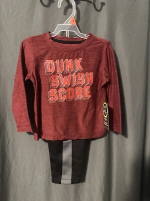 Nuevo con etiquetas Traje Niño Talla 2T "Dunk Swish Score" Foto 1 de 4