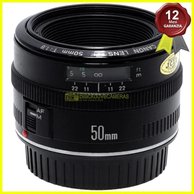 Canon EF 50mm f1,8. Obiettivo Full Frame per reflex EOS AF baionetta metallo - Immagine 1 di 4