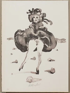 Lithography Lithographie Litografia POSSENTI Antonio Prova d'Autore "Ballerina" - Imagen 1 de 1