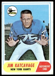 1968 Topps Jim Katcavage New York Giants #187 - Picture 1 of 2
