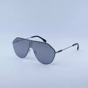FENDI FE40080U 12C Ruthenium/Smoke Mirror 65-9-145 Sunglasses New Authentic - Picture 1 of 6