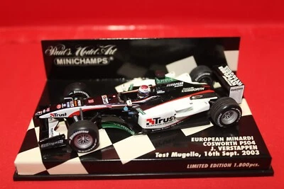 1/43 European Minardi Cosworth PS04 (2003) - #19 J. Verstappen - MINICHAMPS - Immagine 1 di 3