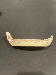 OCCUPIED JAPAN Vintage Gold Colored Trim Salt And Pepper Holder GONDOLA ONLY - Picture 1 of 11