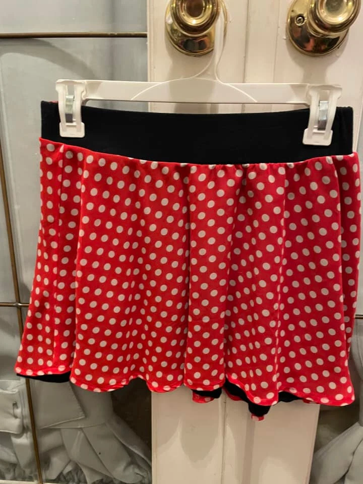 DISNEY MINNIE MOUSE POLKA DOT SKIRT GIRLS SIZE XL - Image 1 of 1