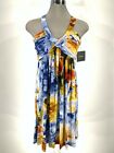 Ellen Tracy Nwt Casual Summer V Neck Abstract Printed  Dress,size 4,8,12