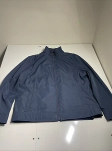Michael Kors Men‘s Wind Breaker Softshell Jacket Padded Liner Navy Blue Size XL - Picture 1 of 9