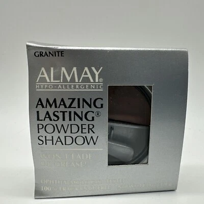 Almay Amazing Lasting Powder Shadow GRANITE No Crease Fade Discontinued .14oz - Image 1 of 4