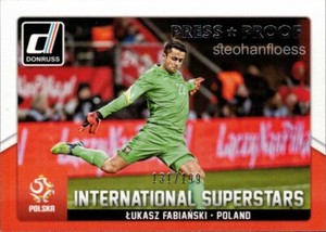 Donruss International Superstars Press Proof Silver #69 Lukasz Fabianski 131/299
