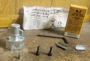 Watsco - Adjustable Line Tap / Saddle Valve Kit w/ Allen Wrench - P/N: A-1 (NOS) - Picture 1 of 12