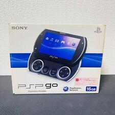 Juego de sistema de consola de juegos portátil PSP Go Piano negro PSP-N1000 PB con caja y cubierta