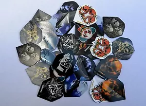 30 SKULL HORROR STANDARD DART FLIGHTS 10 SETS VALUE PACK - Bild 1 von 1