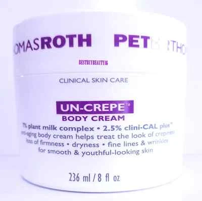 Peter Thomas Roth Un-Crepe 身体霜 8 盎司 全新 — 第 1/3 张图片