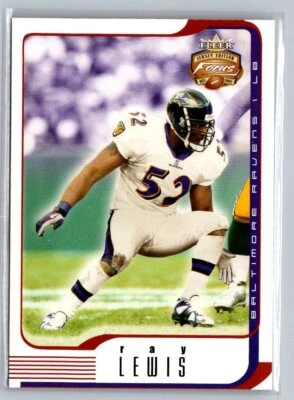 2002 Fleer Focus Jersey Edition #69 Ray Lewis - Image 1 of 2