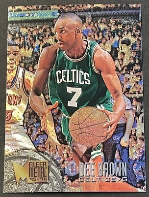 1995-96 Metal Boston Celtics Basketball Card #5 Dee Brown - Image 1 of 2