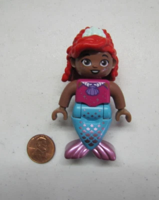 乐高 Duplo 迪士尼公主小美人鱼爱丽儿美人鱼人偶红头发 #2 — 第 1/3 张图片