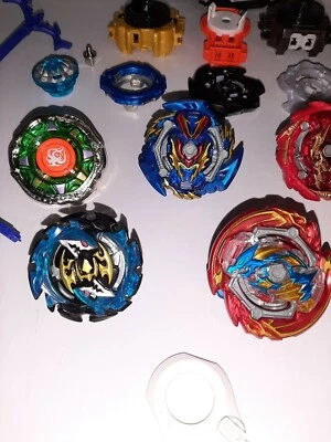 Beyblade Battling Toy Top Lot, Launchers, Spinners, Metal, Plastic - Image 1 of 4