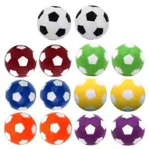 14 Pack Table Soccer Foosballs Replacement Balls, Mini Colorful, 1.42" Official - Picture 1 of 2