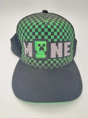 Gorra de béisbol Minecraft Creeper Snapback sombrero color verde abigarrado juvenil Foto 1 de 4