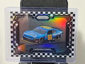2024 Panini Prizm Racing NASCAR #85 Carson Kvapil Rookie RC Checkered Flag 50/75 - Picture 1 of 5