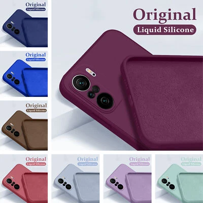 For Xiaomi Redmi Note 11 10 Mi 13T POCO M4 Pro Liquid Silicone Soft Case Cover - Image 1 of 4
