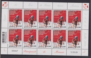 MONACO MINI FEUILLE DE 10 TIMBRES NEUF** N° 2697 - Imagen 1 de 1