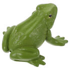 Miniature Frog Statue Plastic Figurine Cake Topper Fairy Garden