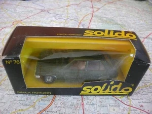 SIMCA Horizon Verte Métal Ancienne Solido 1/43 série 10 en Boite - Foto 1 di 6