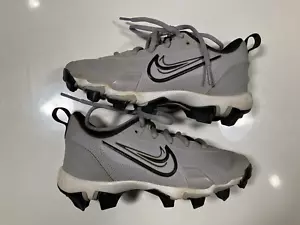 NIKE FORCE TROUT Toddler Gray Baseball Cleats Shoes FB9731-002 Sz 1Y - Picture 1 of 3