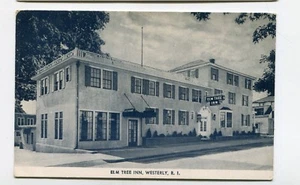 Vintage Postcard Hotel ELM TREE INN Westerly RI Shore Dinners - Picture 1 of 2