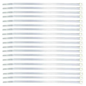 1000pc 7 Inch White Electrical Tie Wraps - Closeout Special! - Picture 1 of 1