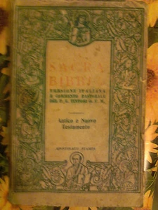 LA SACRA BIBBIA 1931 SAN PAOLO Tintori - Foto 1 di 6