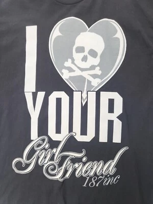 187 inc secret society burning bridges girlfriend tee shirt Large - Image 1 of 4