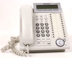 Panasonic KX-DT343-W Digitalanzeige Telefon (weiß) r123 - Bild 1 von 6
