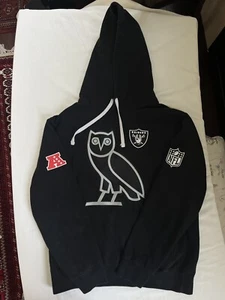 OVO X NFL Las Vegas Raiders OG Owl Hoodie October’s Very Own Drake 2023 - Picture 1 of 4