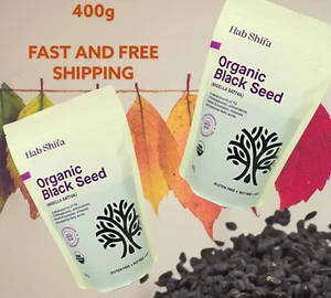 Nigella Seeds Nigella Sativa Black Seed- Hab Shifa Organic Black Seed 400g - Picture 1 of 8