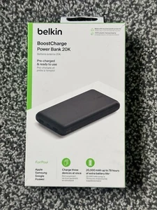 Brand New Belkin Boost Charge Power Bank 20K. Fast Charging. - Picture 1 of 4