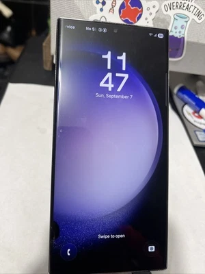⚠️READ⚠️ Samsung Galaxy S23 Ultra SM-S918U1 256GB Black Factory unlocked, #51114 - Image 1 of 4