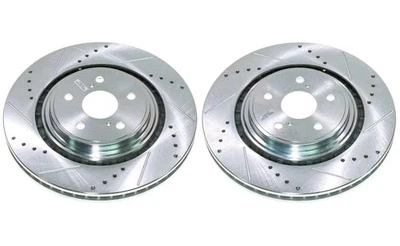 Rotores ranurados perforados delanteros PowerStop Evolution Toyota Highlander JBR1911XPR Foto 1 de 3