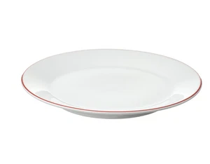 4x IKEA VINTERFINT White & Red Side Plates 20cm – Durable Dinnerware for Home UK - Picture 1 of 3