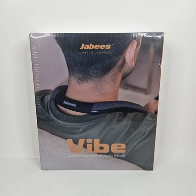 Wearable Wireless Bluetooth Neckband Speaker Jabees Vibe Lightweight Speaker NEW - Image 1 of 4