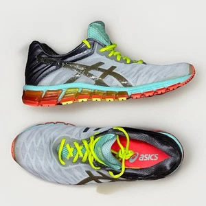 Asics Schuhe Damen 9,5 Gel Quantum 180 Laufen Turnschuhe grau Schnürschuhe niedrig T5J7N - Bild 1 von 9