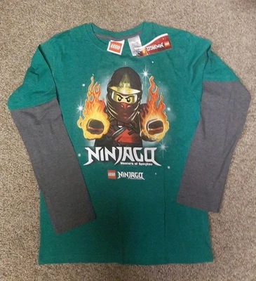 Lego Ninjago Masters of Spinjitzu Kai Camiseta Manga Larga Azul XL NUEVO SIN ETIQUETAS  Foto 1 de 4
