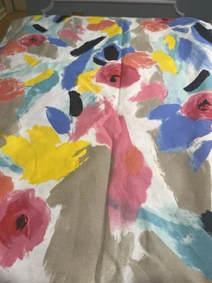 Cortina de chuveiro Kate Spade floral abstrata têxtil - Imagem 1 de 4