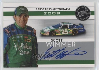 2009 Press Pass Auto Silver Scott Wimmer Auto - Image 1 of 2