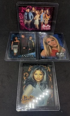 Tarjetas coleccionables promocionales Inkworks Buffy the Vampire Slayer 2000, encantadas y ángeles A2 Foto 1 de 4